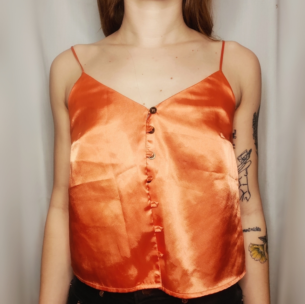 Mimi Chica Satin Tank Top